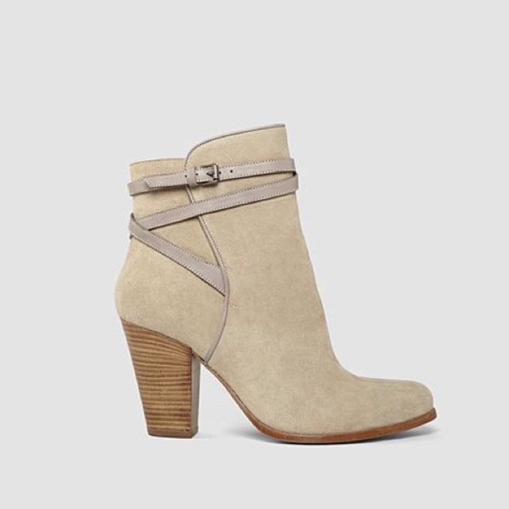 All Saints Victoria Ankle Boots Booties Heeled Tan
